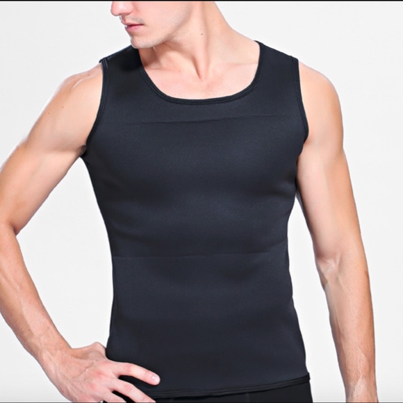 Men's Body Shaper Vest in Black Reversible - Picture 6 of 6